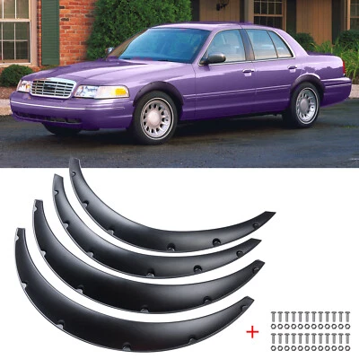 For Ford Crown Victoria 4X 35" Car Fender Flares Flexible Wheel Arches Body Kit Foto 1 de 4