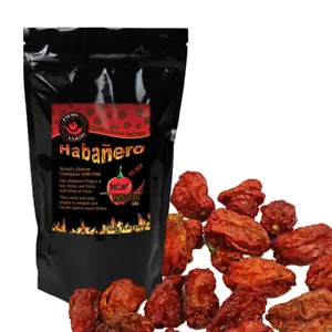 Red Dry Habanero Pepper Whole 1LB | Red Dry Habanero Chili Pepper - Picture 1 of 2