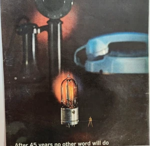 VT1 Tube Bell Telephone Western Electric Vintage 1963 Ad Magazine Print - Picture 1 of 8