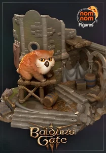 OwlBear - Baldurs Gate 3 - Fan Art Figur - 3D Resin Print 114mm - Bild 1 von 6