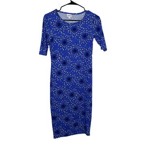 Lularoe Julia Dress XXS 2XS Women's Multi color Knee Length Stretch (1251) - Picture 1 of 9
