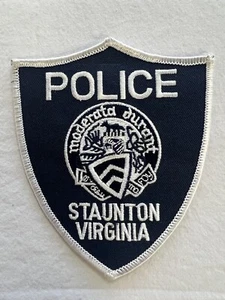 Vintage Staunton Virginia Police Rare Patch 4x4.5 Inches Brand New - Picture 1 of 3