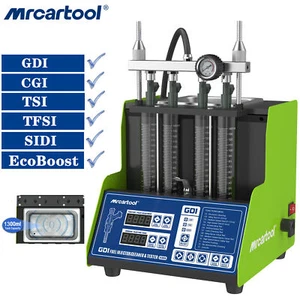 4-Cylinder GDI Fuel Injector Tester Cleaner Ultrasonic Injector Cleaning Machine - Picture 1 of 20