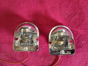 Jaguar E Type XKE Series 1 - Original Lucas L705 License Lamp Set - Bild 1 von 4