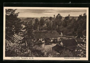 Templin / Uckermark, Klosterwalder Mühle, Ansichtskarte 1933  - Picture 1 of 2