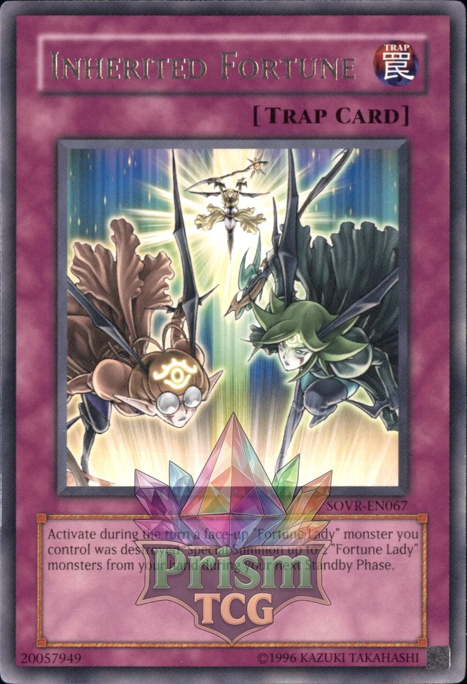 Inherited Fortune rare SOVR-EN067 Yugioh - Image 1 of 1