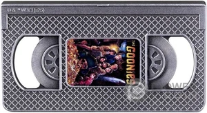GOONIES VHS TAPE 2 Oz Moneda Plata 5$ Samoa 2025 - Picture 1 of 4