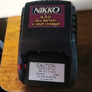 NIKKO 6V NICd BATTERY 4 HOUR CHARGER - Picture 1 of 2