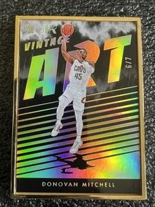 DA93507 2023-24 Panini Noir FOTL Holo Gold #285 Donovan Mitchell 6/7 - Picture 1 of 4