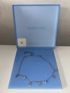 Swarovski Symbolica Choker Crystal Pearl, Infinity Moon, Evil Eye Rose Gold - Picture 1 of 7