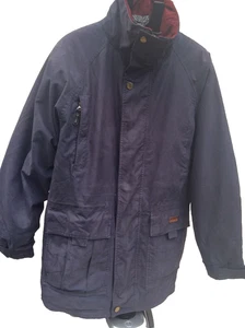 Toggi Coat Jacket Men Horse Riding Navy Small Long Sleeved L33 C44 Aquistrian - Picture 1 of 24