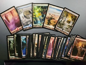 Zendikar Full Art Lands x96 Foreign-Language Swamp Forest Mountain Island Plains - Picture 1 of 1