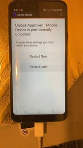 LG Q7+ -64GB beige color water resistant (Unlocked) - Picture 1 of 4