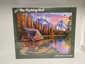 The Fishing Hut 1000 Piece Puzzle New - Picture 1 of 4