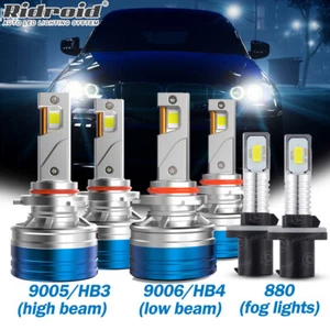 For Chevy Silverado 1999-2002 Tahoe 2000-2006 6X LED Headlights Lights Bulbs Kit - Foto 1 di 22