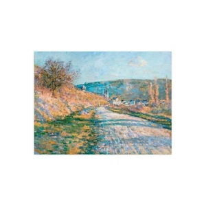 Impresión En Lienzo O Papel Póster O Cuadro Claude Monet El Camino A Vétheuil - Imagen 1 de 2