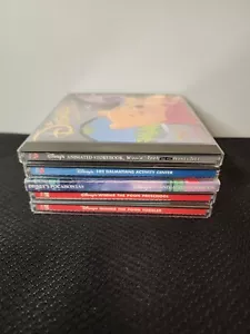 Loy of 5 Disney Animated Story Books and Educational Pocahontas, Pooh, Dalmation - Picture 1 of 11