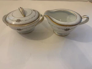 Juego de azucarero, tapa y crema Noritake Fine China Joanne 6466 Japón - Imagen 1 de 14