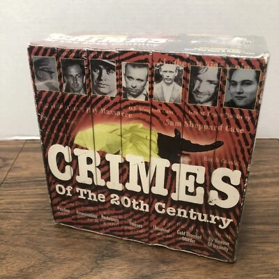 Crimes of the 20th Century VHS Box Set - 7 Tapes ~6 Hours Vintage Sealed - Image 1 of 4