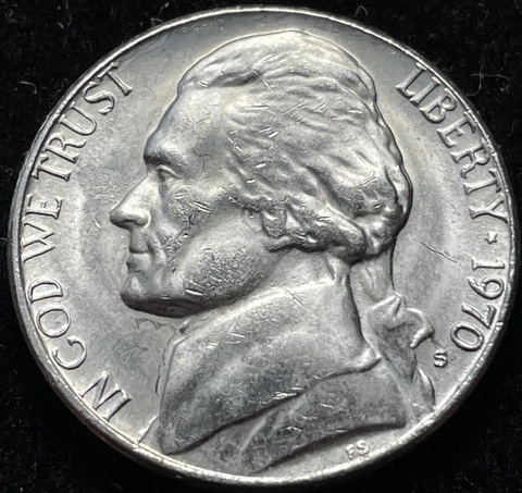 1970 S Jefferson Nickel Cover