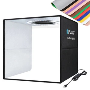 LED Light Room Photo Studio Photography Lighting Tent Kits Backdrop Cube Box - Picture 1 of 21