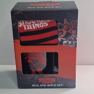 Stranger Things Demogorgon Ceramic Mug and Socks Gift Set New & Sealed