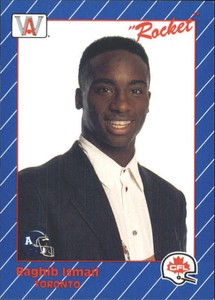 1991 All World CFL Football #38 Rocket Ismail
