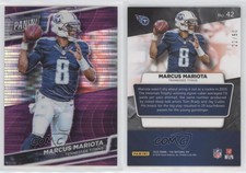 2016 Panini National Convention VIP Purple Pulsar Prizm /50 Marcus Mariota #42