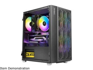 Antec NX200M Micro-ATX Tower, Minitower Computergehäuse mit 120 mm hinterem Lüfter Pre-I - Bild 1 von 12