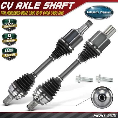 2x Conjunto de eje CV delantero para Mercedes-Benz C300 2015-2017 C400 C450 AMG Foto 1 de 4
