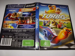 DREAMWORKS TURBO (DVD, G, PAL) - Picture 1 of 2
