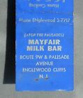 1940s Mayfair Milk Bar Route 9W &amp; Palisade Avenue Englewood Cliffs NJ Bergen Co