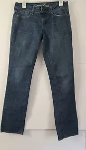 American Eagle 77 Straight Leg Jeans Womens Size 6 Med Wash Denim - Picture 1 of 7