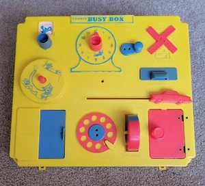 Vintage 1960s/1970s Kohner Bros. Busy Box Playpen or Crib Toy w/Moving Parts~USA - Picture 1 of 11