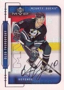 1999-00 Upper Deck MVP Silver Script #9 Oleg Tverdovsky