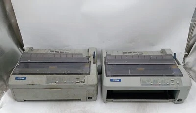 ЛОТ ИЗ 2 матричных принтеров Epson LQ-590 P363A Impact Dot - Изображение 1 из 4