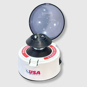 USA Scientific Micro Centrifuge IR 110V AC | 6-Place Rotor | 6,000 RPM - Picture 1 of 6