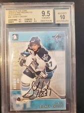 2004-05 ITG Heroes and Prospects Autographs #SC Sidney Crosby Rookie BGS 9.5