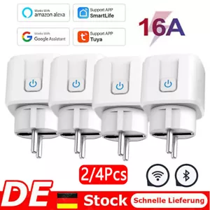 16A WLAN Smart Life Steckdose Android iOS Intelligente Socket Plug Alexa Google - Bild 1 von 23
