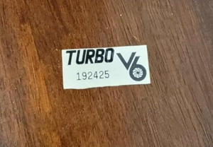 1987 Buick Turbo Regal Coil Pack Decal - Picture 1 of 4