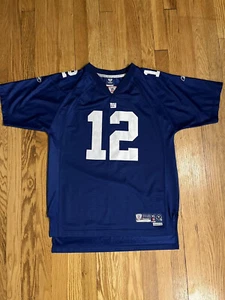 Steve Smith #12 New York Giants On Field Reebok NFL Stitched Jersey (Youth XL) - Picture 1 of 5