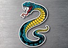 Cobra sticker quality water & fade proof vinyl tattoo for car bike ipad   