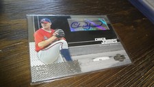 2006 TOPPS CO-SIGNERS CHUCK JAMES  AUTOGRAPHED BASEBALL CARD