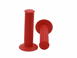 Redline By Kastan BMX Grips - Red- Sold In Pairs - Old School BMX Style - Picture 1 of 1