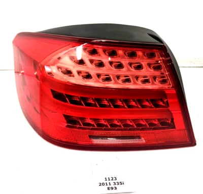 ✅ 11-13 BMW OEM E93 335 M3 LCI Luz trasera izquierda lado conductor luz de parada exterior Foto 1 de 4