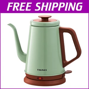 Precision Green Gooseneck Kettle - 1L BPA-Free Stainless Steel Pour Over - Picture 1 of 9