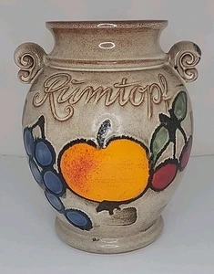 Rümtopf 826-36 Lrg. Vorratstopf Glas W. Germany Keramik 11,25" (ohne Deckel) selten - Bild 1 von 10