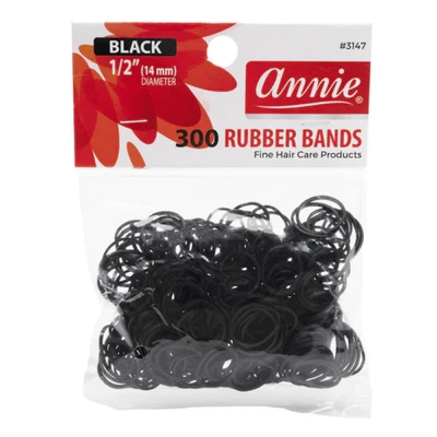 Bandas de goma Annie 300ct negras Foto 1 de 2