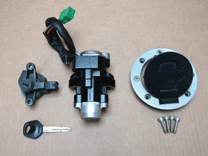 Suzuki Bandit 1200 2004 27,804 miles ignition lockset fuel cap set (15013) - Picture 1 of 10