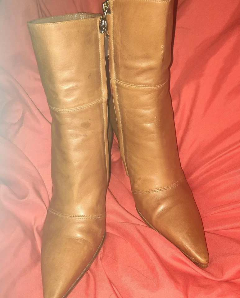 Botas de cuero para mujer Gucci talla 6 B Foto 1 de 4